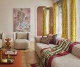 Un salone arredato a festa!